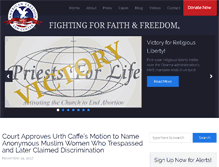 Tablet Screenshot of americanfreedomlawcenter.org